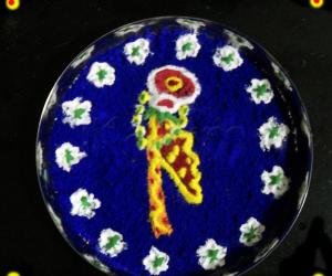 Rangoli: gudi padwa kolam