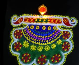 Rangoli: fan kolam