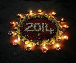Rangoli: happy new year