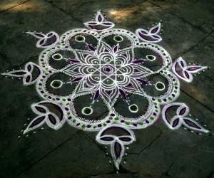 Rangoli: happy karthigai