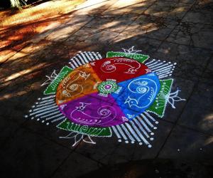 Rangoli: margazhi 16