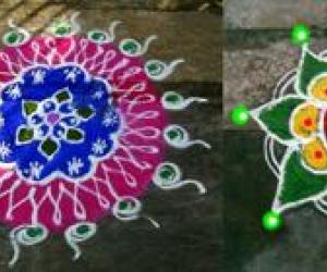 Rangoli: happy birthday rekha mam