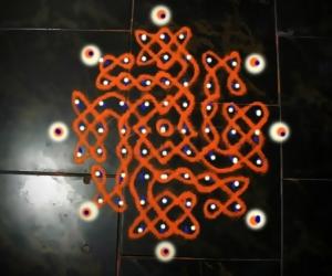 Rangoli: orange delight