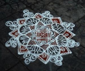 Rangoli: kaavi freehand