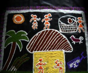 Rangoli: warli rangoli