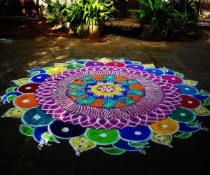 400th kolam 