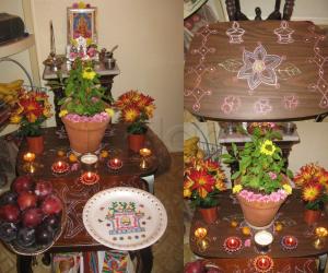 Rangoli: Tulasi Pooja November,2011