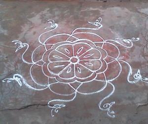 FREE HAND RANGOLI