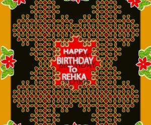 Rangoli: To our Rekha madam.