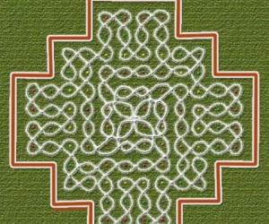 Rangoli: Birth day kolam