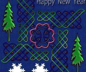 New year kolam