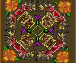 Rangoli: birds kolam