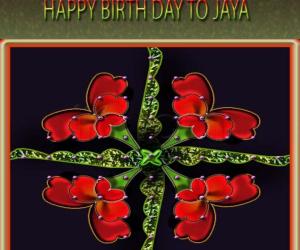 Rangoli: Birthday kolam To Jaya