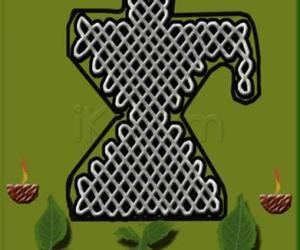 Rangoli: sivarathiri kolam