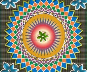 coral draw kolam 3