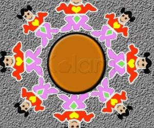 Rangoli: doll rangoli