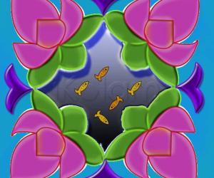 Rangoli: garden fish tank