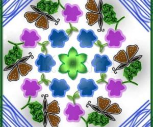 Rangoli: dotted kolam
