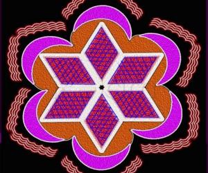 Rangoli: free hand design
