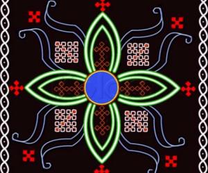 Rangoli: free hand design
