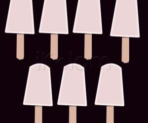 Rangoli: Milk ice stick