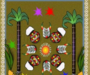 Rangoli: pongal kolam