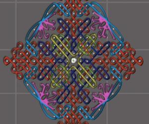 Rangoli: return gift to Rani.