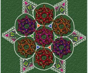 Rangoli: sikku kolam87