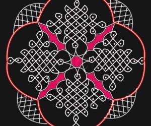 Rangoli: sikku kolam103