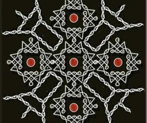 Rangoli: sikku kolam61