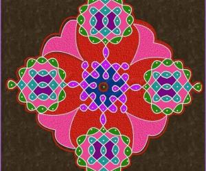 Rangoli: sikku kolam82