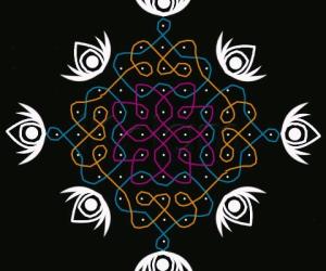 Rangoli: sikku kolam90