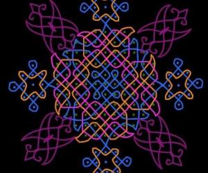 Rangoli: sikku kolam68