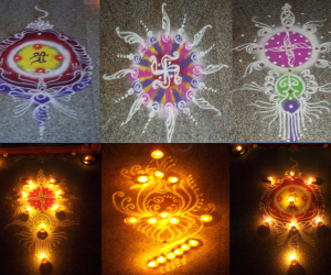 Assorted Diwali Rangolis