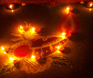Rangoli: Tulsi Pooja-2013