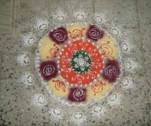 Rangoli: Diwali Rangoli 2012