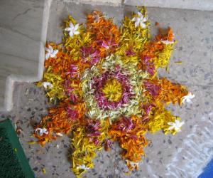 Diwali Poo Kolam