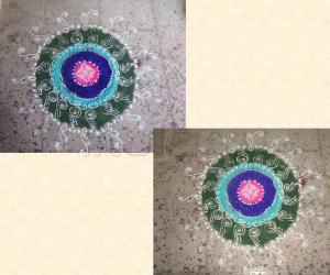 Rangoli: Karthikai rangoli 2012