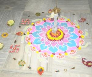 welcome rangoli
