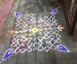 Rangoli: simple chikku