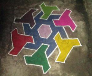 Rangoli: cute kolam