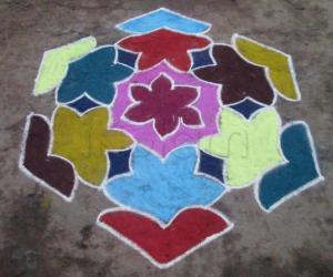 Rangoli: colourful kolam