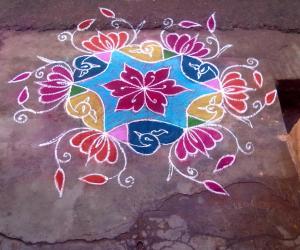 dotted kolam