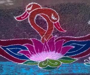 Rangoli: freehand