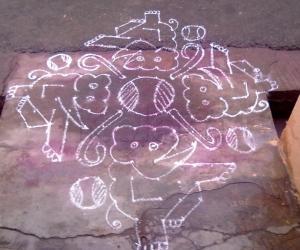 dotted kolam