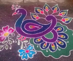 Rangoli: freehand