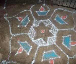 Rangoli: margazhi kolam