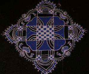 Navaratri Kolam day 3