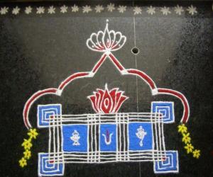Rangoli: padikolam