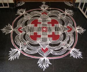 Rangoli: varalakshmi pooja special!